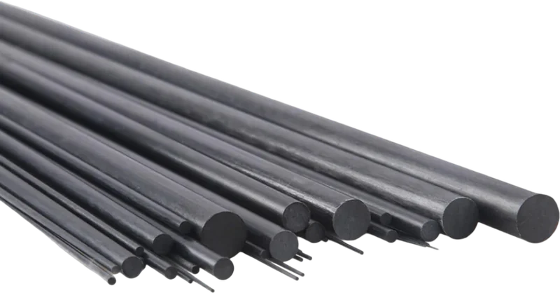 Bündel Carbon-Rundstäbe